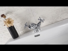 Grifo mezclador de lavabo con diseño elegante y estilo moderno para baño T8044W