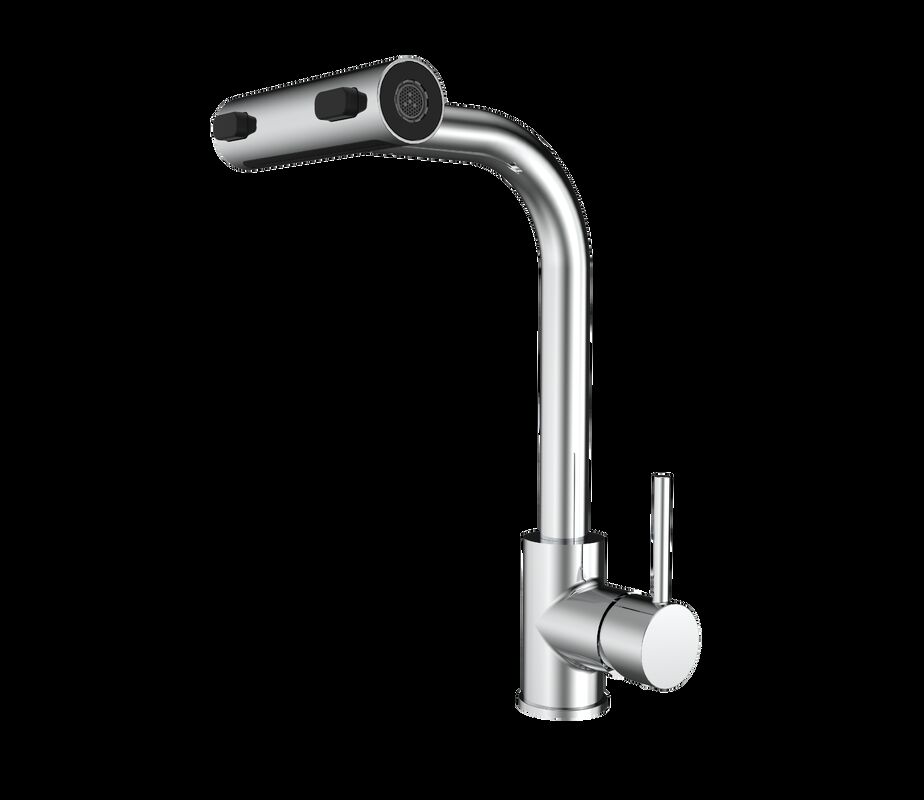 Single Handle Kitchen Mixer Faucet Brass Build Delivering Strength T91105